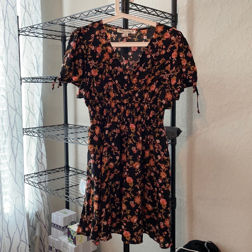 Black Floral Dress